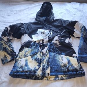WOMEN'S ARCTIC QUEEN SKI SNOWBOARD WINTER JACKET MULTICOLOR SIZE LARGE NWT!!!..